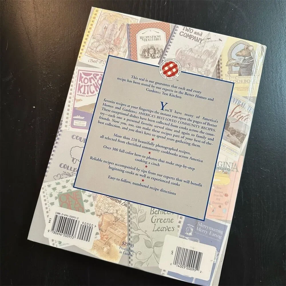 Vintage 1994 Better Homes America's Best-Loved Community Recipes Cookbook